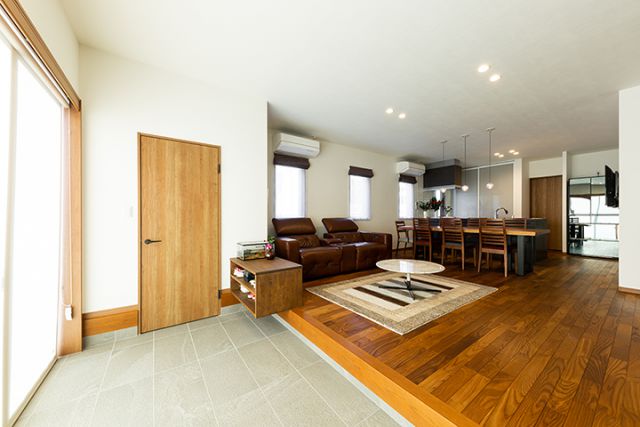 開放的な土間のある家 東広島市西条町 広島 東広島 福山で注文住宅を建てるなら山根木材